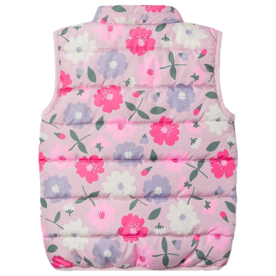 Name It Βρεφικό αμάνικο μπουφάν Vest Big Flowers